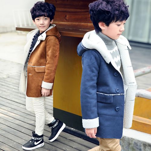 Manteau pour garçon en laine - Ref 2161427