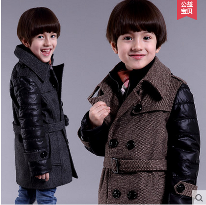 Manteau pour garçon en laine - Ref 2161439