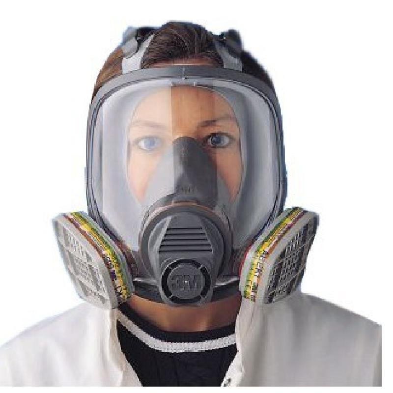 Masque Silicone plastique - Protection respiratoire Avec cartouche filtrante série 6000 3M ou 2000/22 Ref 3403473