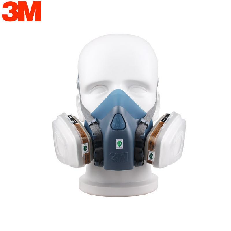 Masque Silicone - Anti-poussière anti-odeur anti-gaz organique etc. Ref 3403553