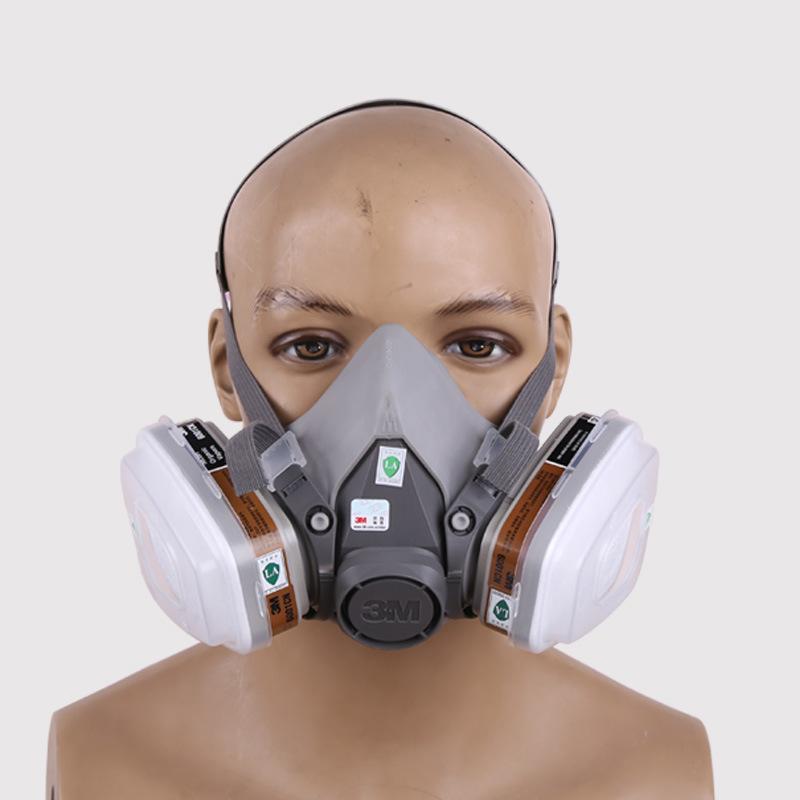 Masque Caoutchouc plastique - Demi-masque double filtre Antivirus Ref 3403634