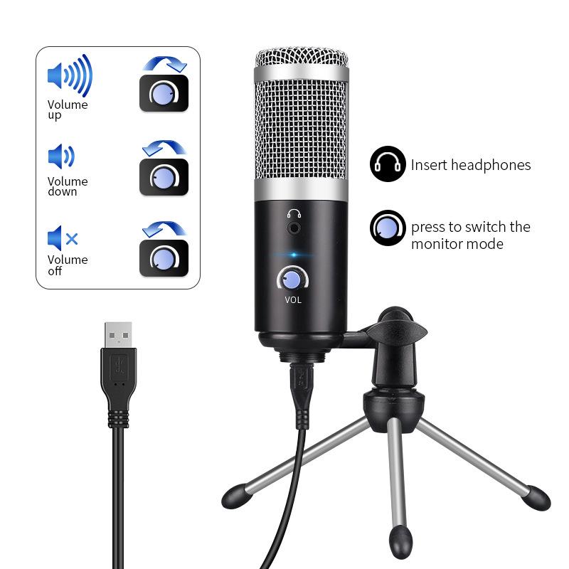 Microphone denregistrement pour podcast Youtube 3423366