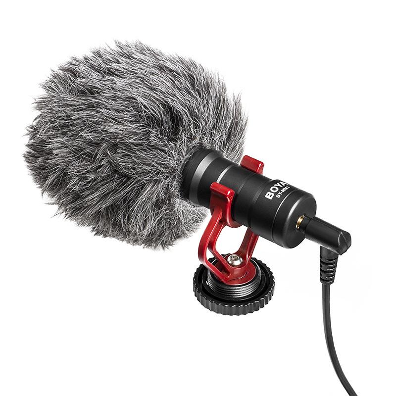 Mini microphone pour appareil photo reflex et mobile  - Ref 3423591