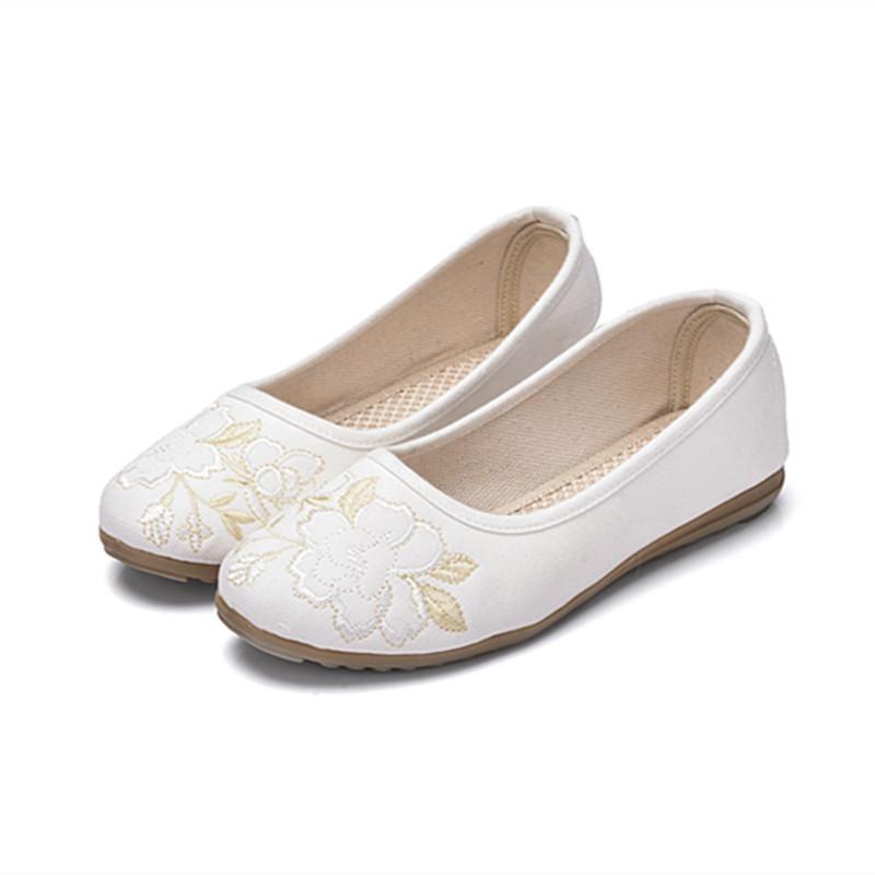 Mocassins femme BRODERIE FUXIANG en Tendon de boeuf - Ref 3348959