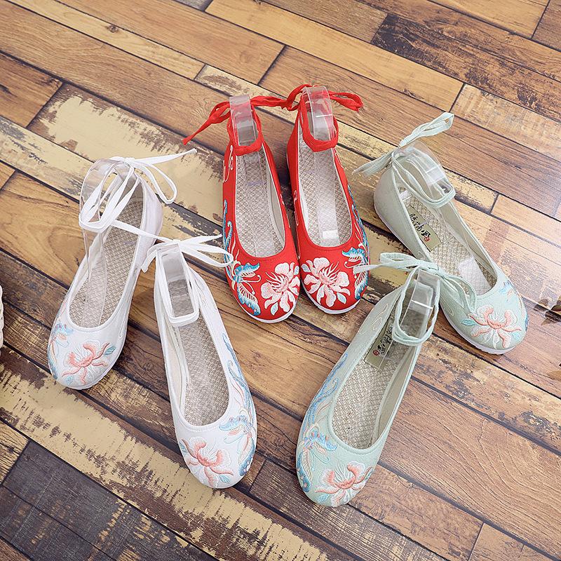 Mocassins femme en coton - Ref 3440407