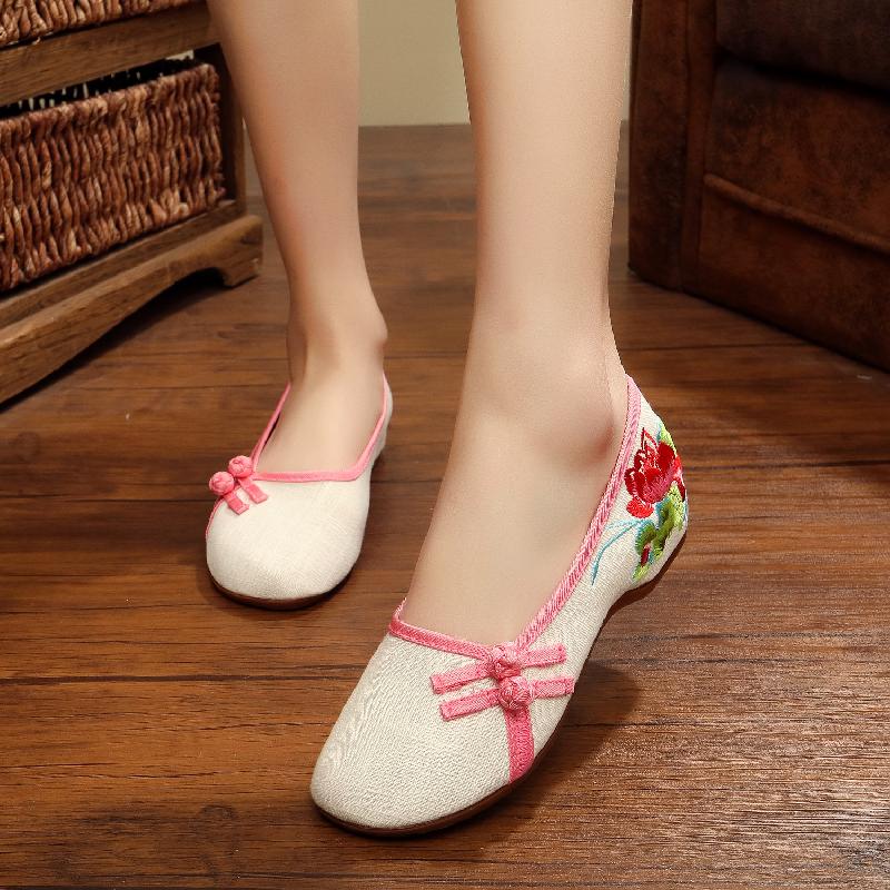 Mocassins femme en Toile - Ref 3440418