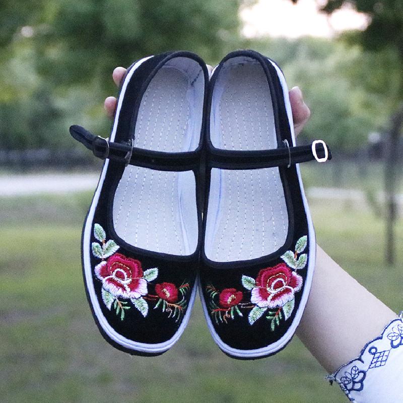 Mocassins femme en coton - Ref 3440427