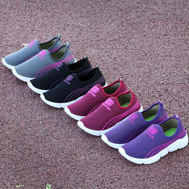 Mocassins femme en coton - Ref 3440428