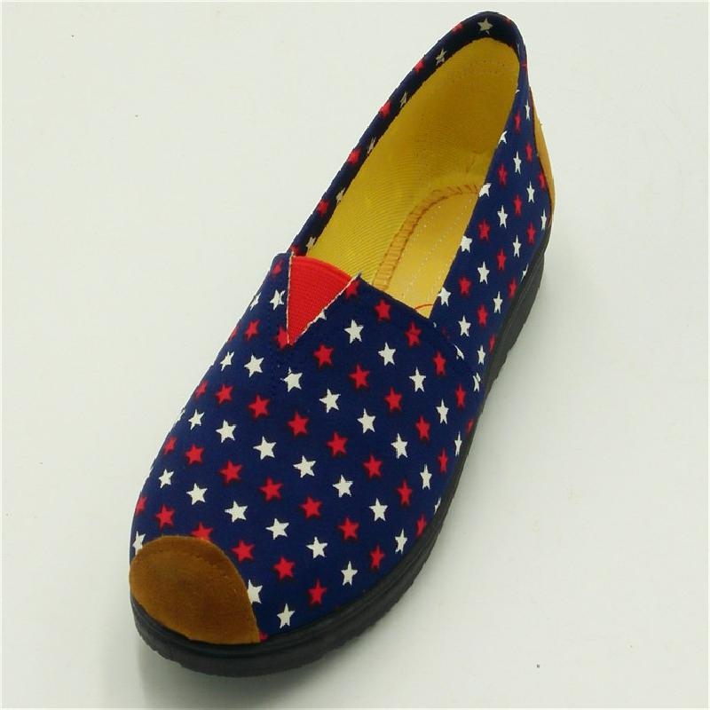 Mocassins femme en coton - Ref 3440450