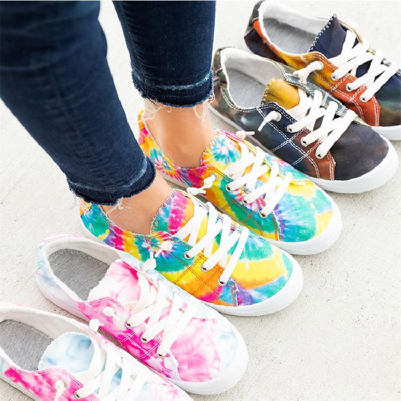Mocassins femme en coton - Ref 3440458