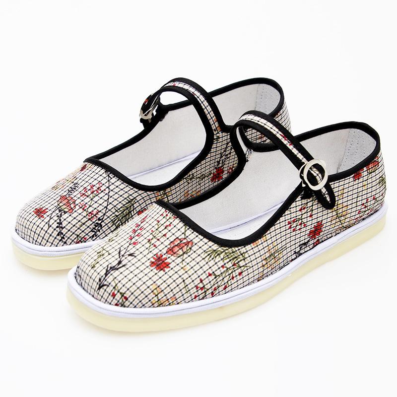 Mocassins femme en coton - Ref 3440476