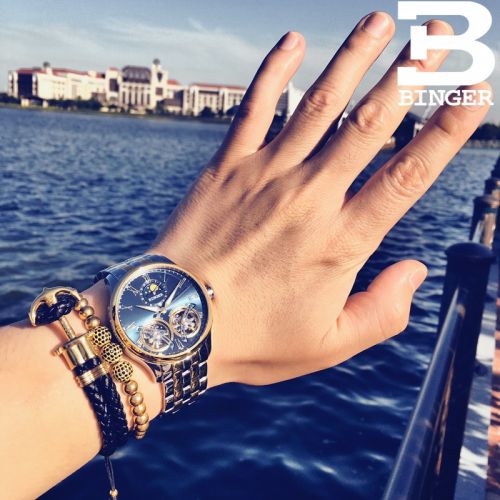 Montre pour homme BINGER - Ref 3273009