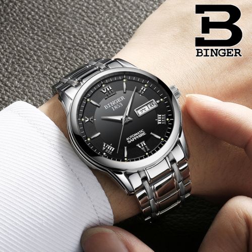 Montre bracelet pour homme BINGER - Ref 3271429