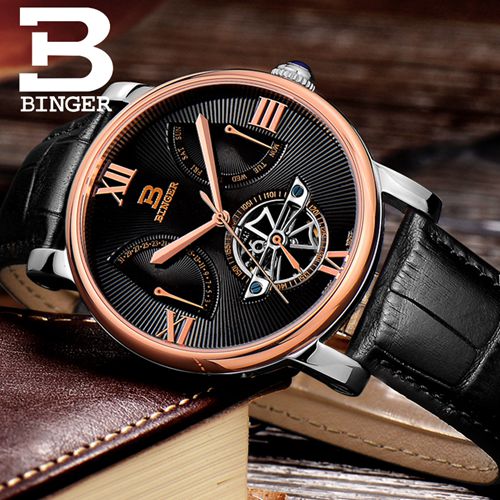 Montre bracelet pour homme BINGER - Ref 3272100