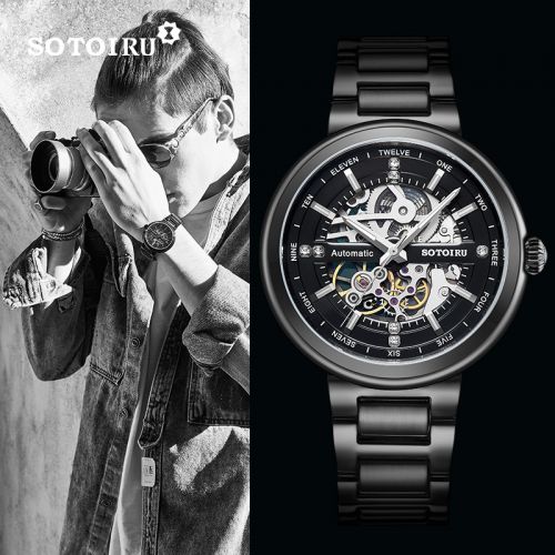 Montre bracelet pour homme SOTOIRU - Ref 3273836