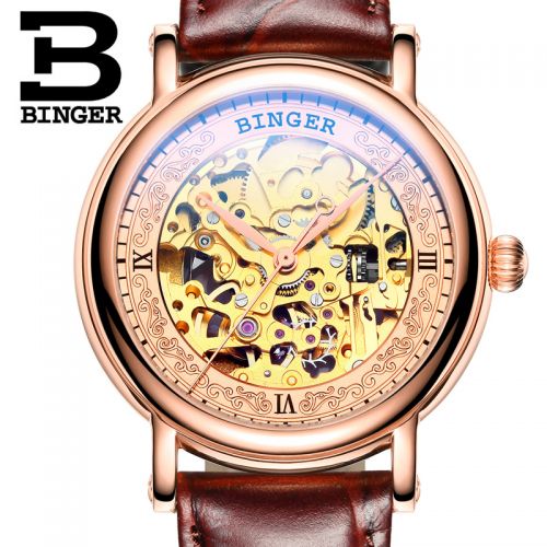 Montre bracelet pour homme BINGER - Ref 3274537