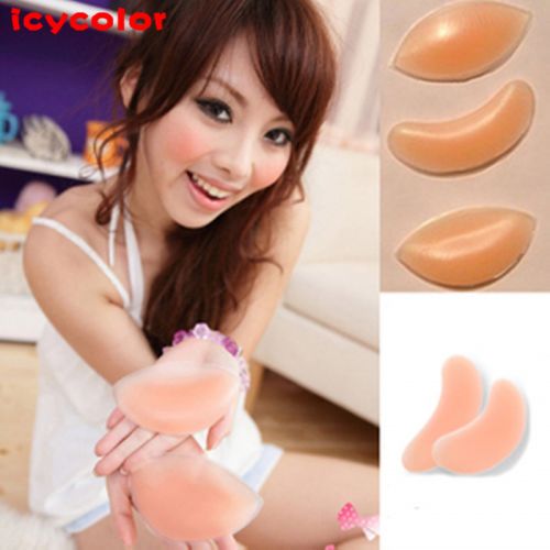 Pads pour soutien-gorge ICYCOLOR inserts en silicone - Ref 811401