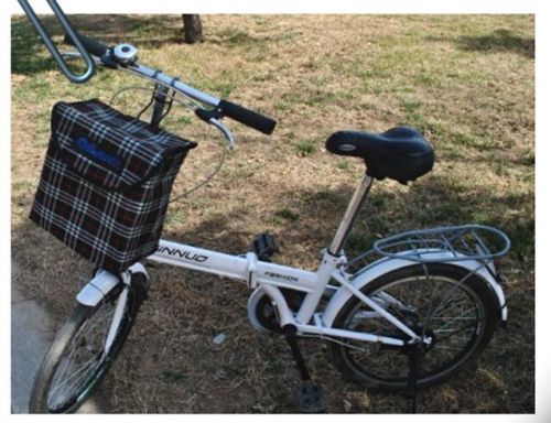 Panier pour vélo ME TOO en toile - Ref 2255785