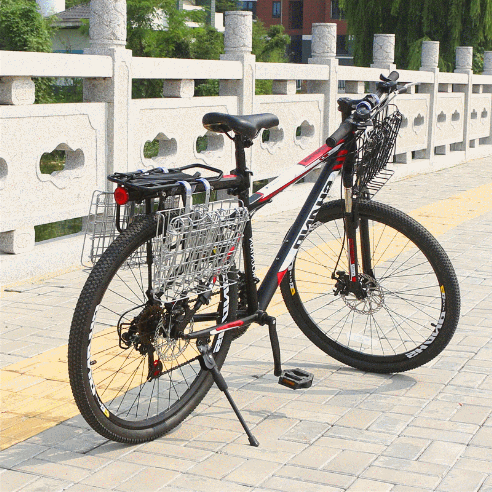 Panier pour vélo DUUTI en métal - Ref 2255997