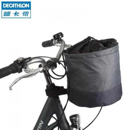 Panier pour vélo DECATHLON en toile - Ref 2256096