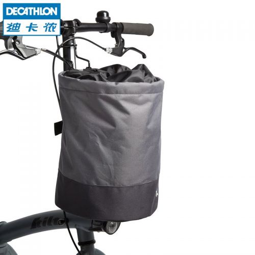 Panier pour vélo DECATHLON en toile - Ref 2256105
