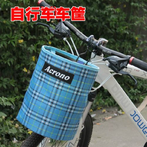 Panier pour vélo ONLINELOVE en toile - Ref 2256193