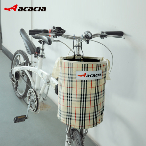 Panier pour vélo ACACIA en toile - Ref 2256596