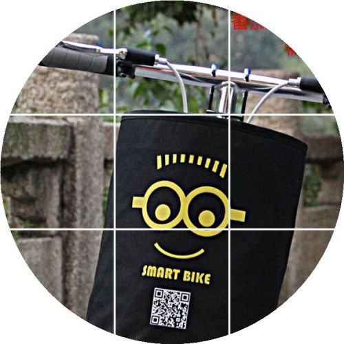 Panier pour vélo en toile - Ref 2256742