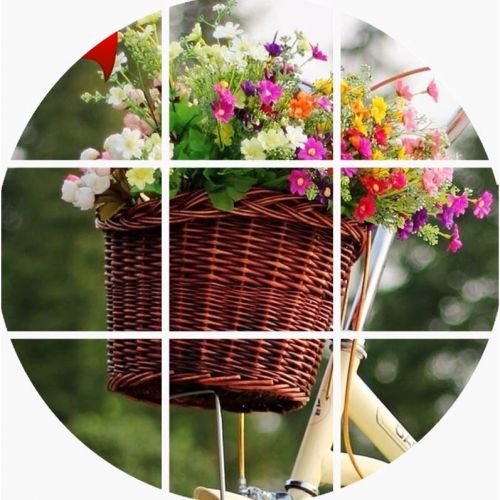 Panier pour vélo QUISKI en vigne - Ref 2256762
