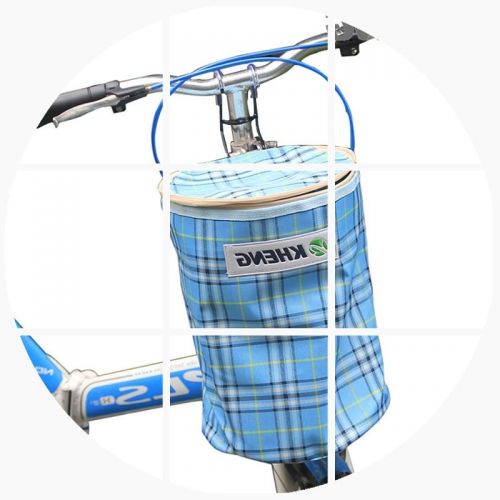 Panier pour vélo KHENG en toile - Ref 2257031