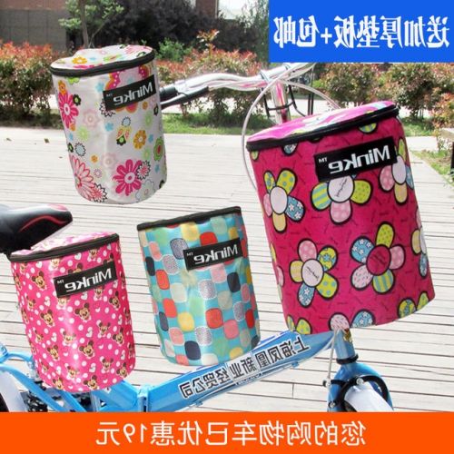 Panier pour vélo MINKE en toile - Ref 2257066
