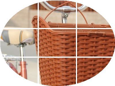 Panier pour vélo en plastique - Ref 2257102