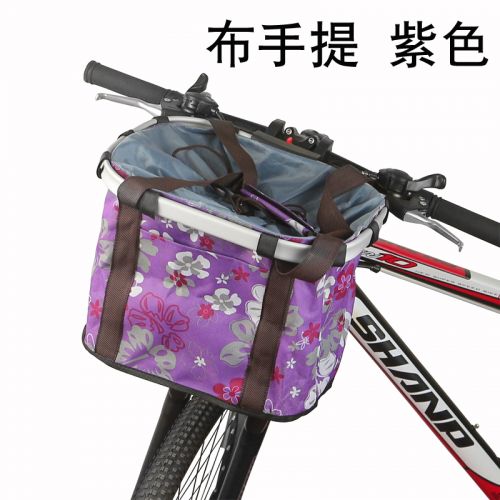 Panier pour vélo en toile - Ref 2257120