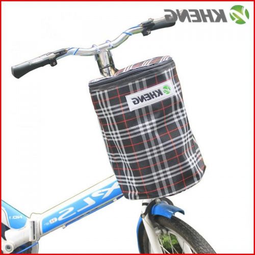 Panier pour vélo KHENG en toile - Ref 2257348