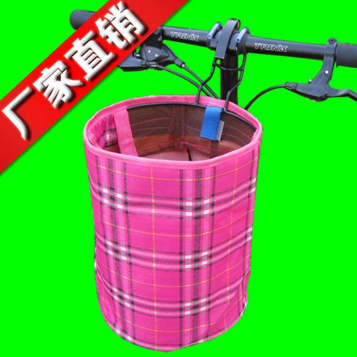 Panier pour vélo en toile - Ref 2257564