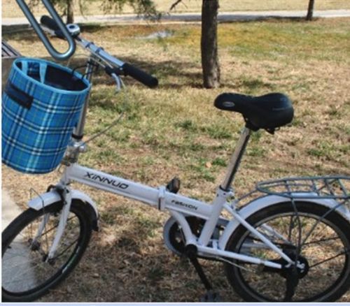 Panier pour vélo en toile - Ref 2257608