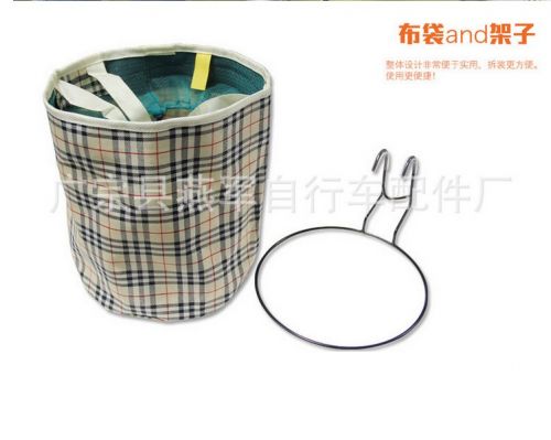 Panier pour vélo ME TOO en toile - Ref 2257668