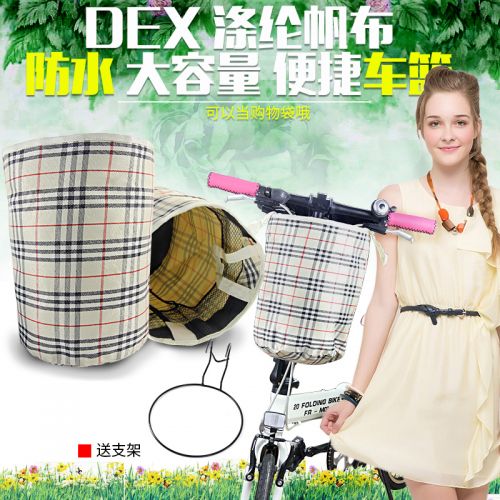 Panier pour vélo en toile - Ref 2257792