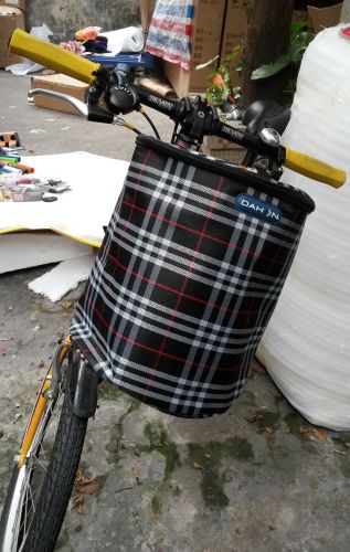 Panier pour vélo en toile - Ref 2257898