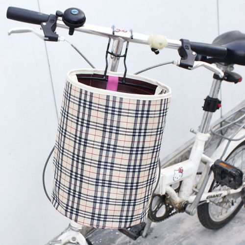 Panier pour vélo JAKROO en toile - Ref 2258292