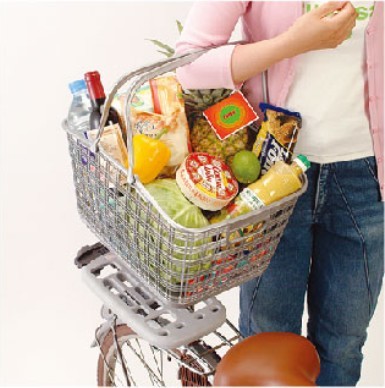 Panier pour vélo en plastique - Ref 2258300