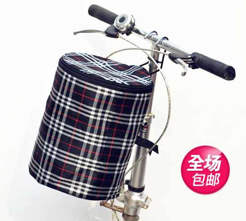Panier pour vélo en toile - Ref 2258316