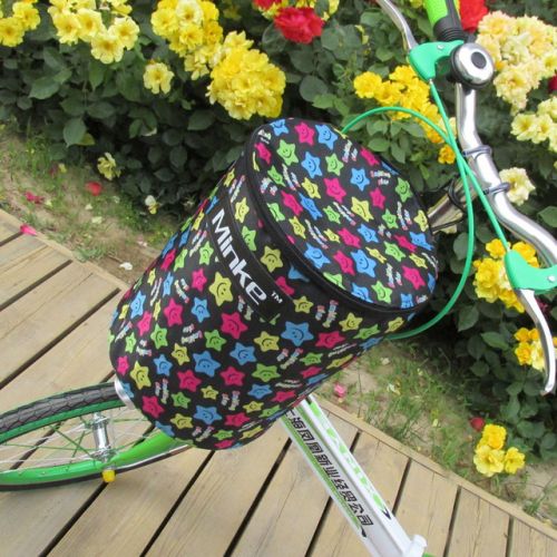 Panier pour vélo MINKE en toile - Ref 2258330