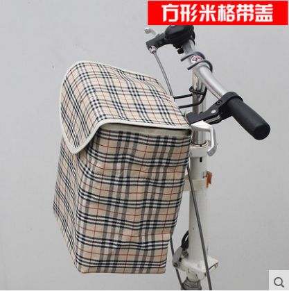 Panier pour vélo ME TOO en toile - Ref 2258336