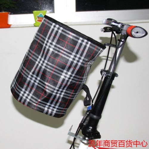 Panier pour vélo SO IN LOVE en toile - Ref 2258558