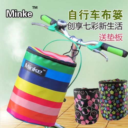 Panier pour vélo MINKE en toile - Ref 2258979