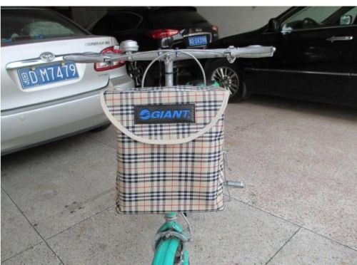 Panier pour vélo GOGO en toile - Ref 2259041