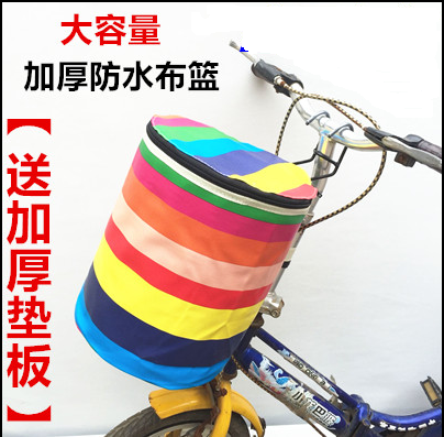 Panier pour vélo en toile - Ref 2259052
