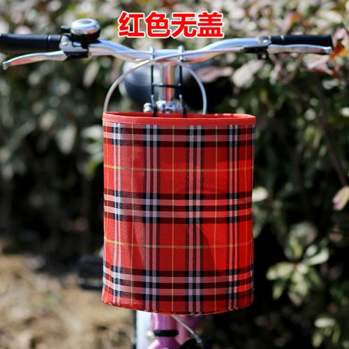 Panier pour vélo FOREVER en toile - Ref 2259276
