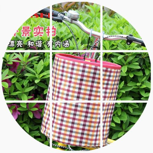Panier pour vélo en toile - Ref 2259309